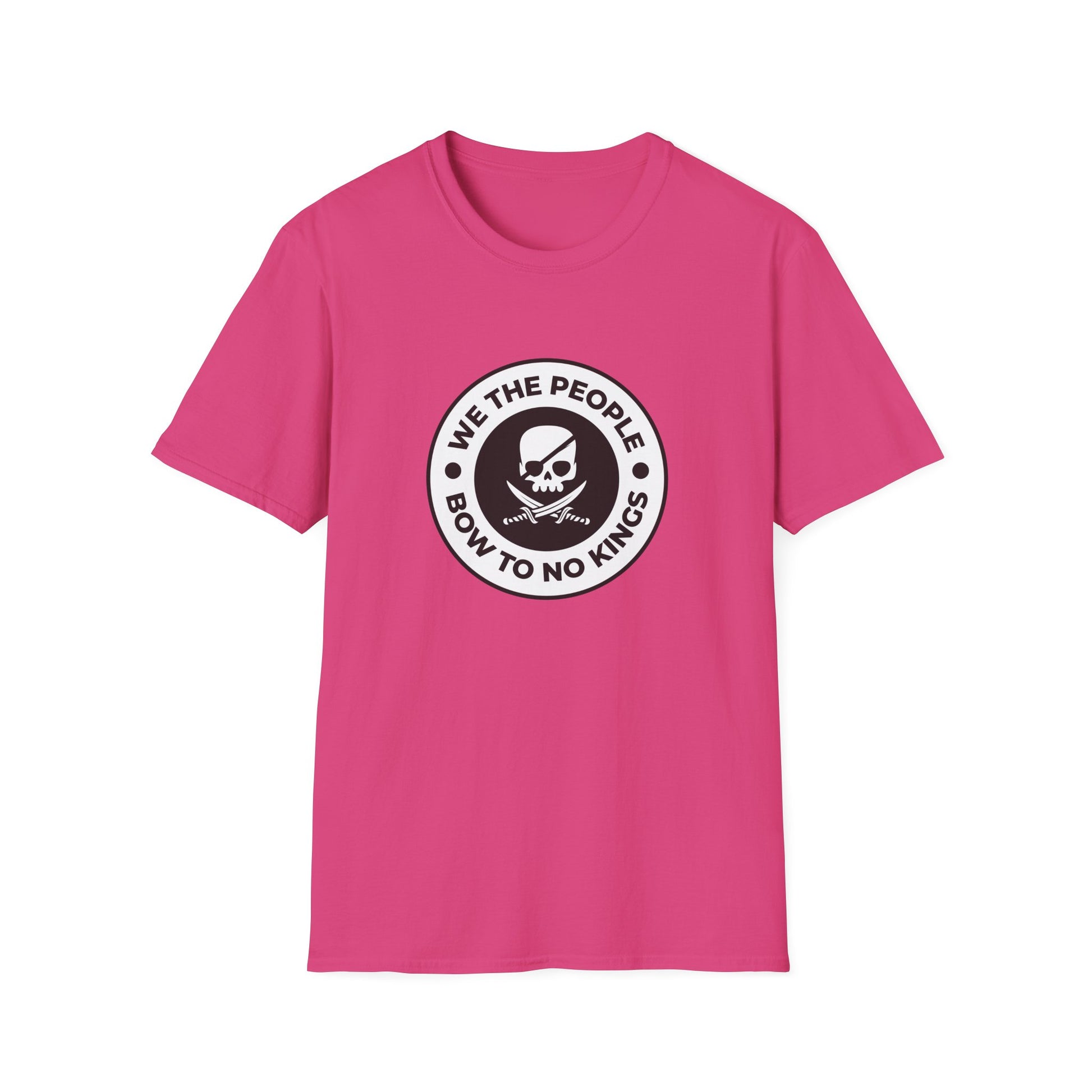 Free Oppression - Tshirt - We The People Bow To No Kings - Heliconia