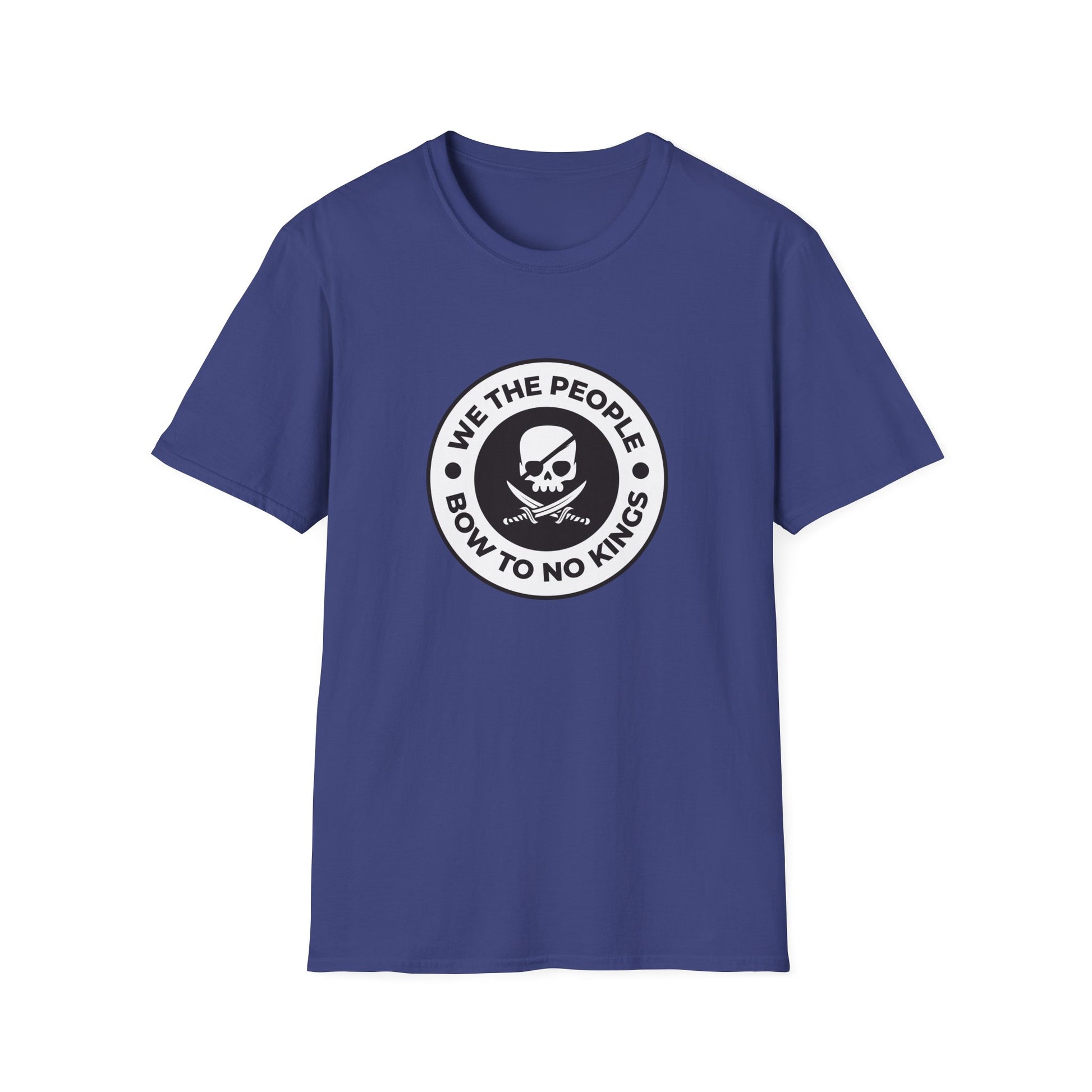 Free Oppression - Tshirt - We The People Bow To No Kings - Metro Blue