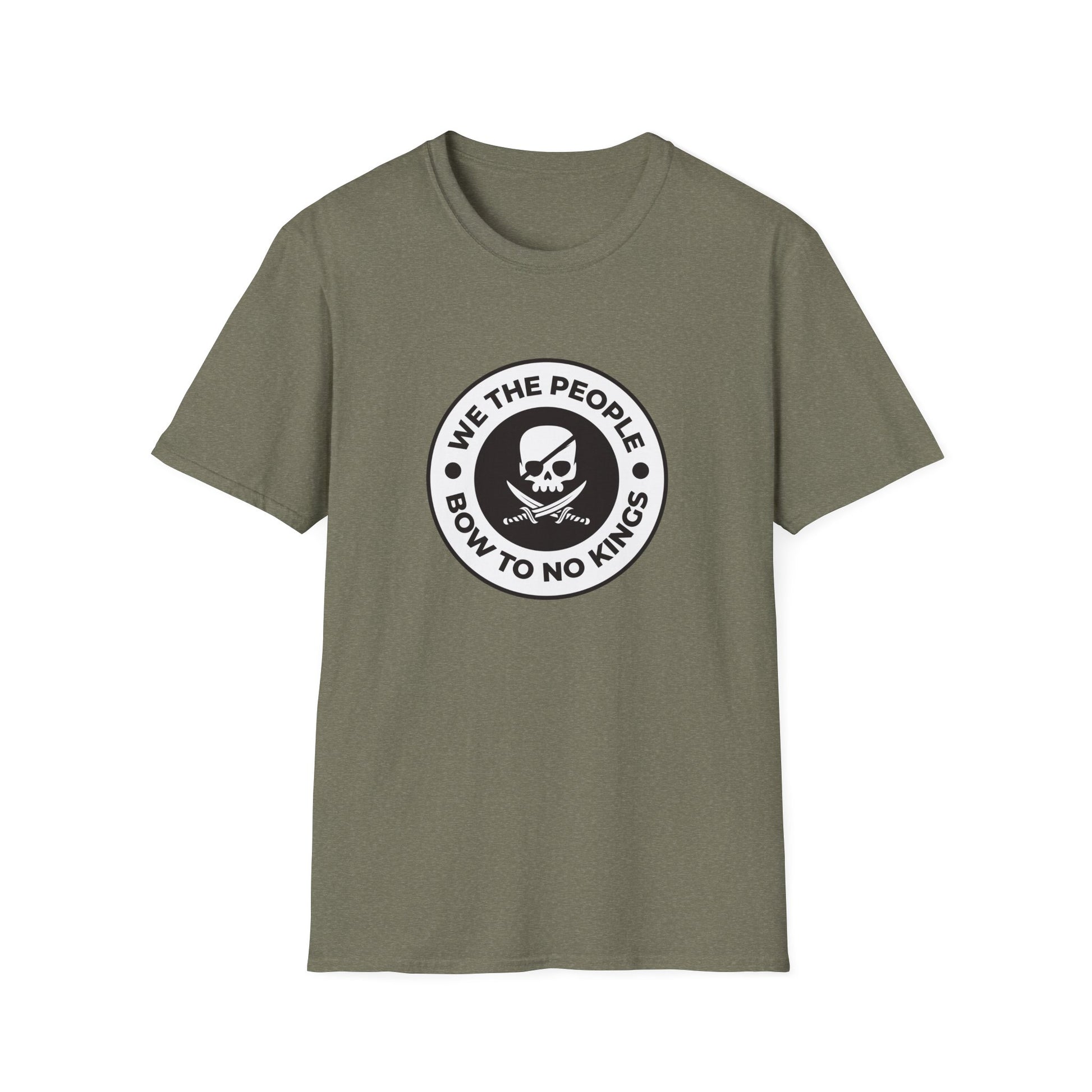 Free Oppression - Tshirt - We The People Bow To No Kings - Military Green
