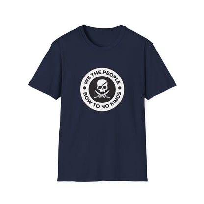 Free Oppression - Tshirt - We The People Bow To No Kings - Navy Blue