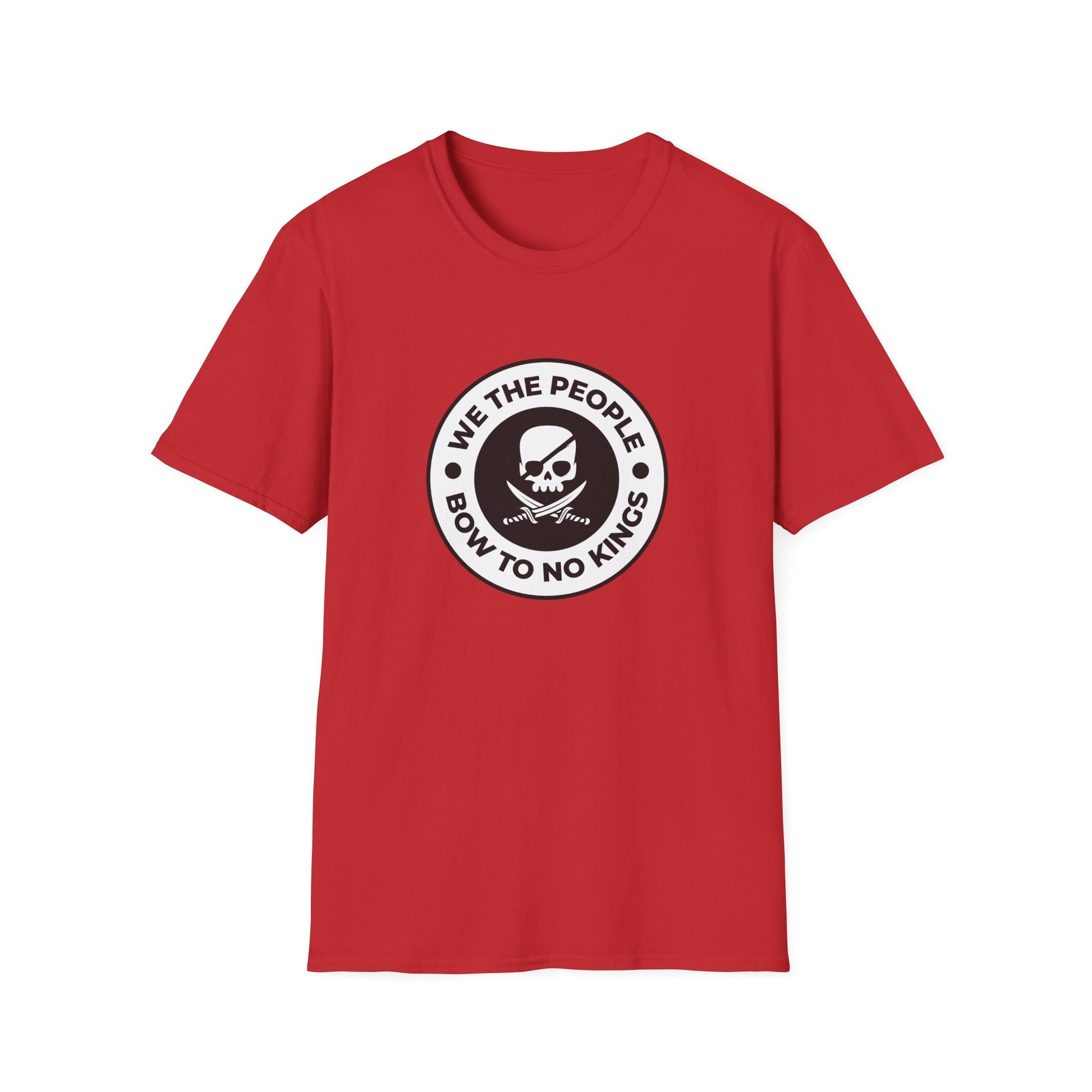 Free Oppression - Tshirt - We The People Bow To No Kings - Red