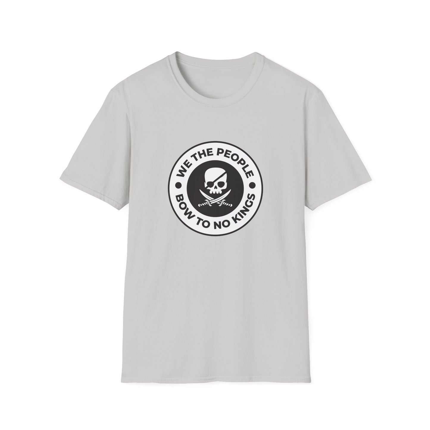Free Oppression - Tshirt - We The People Bow To No Kings - Sport Grey