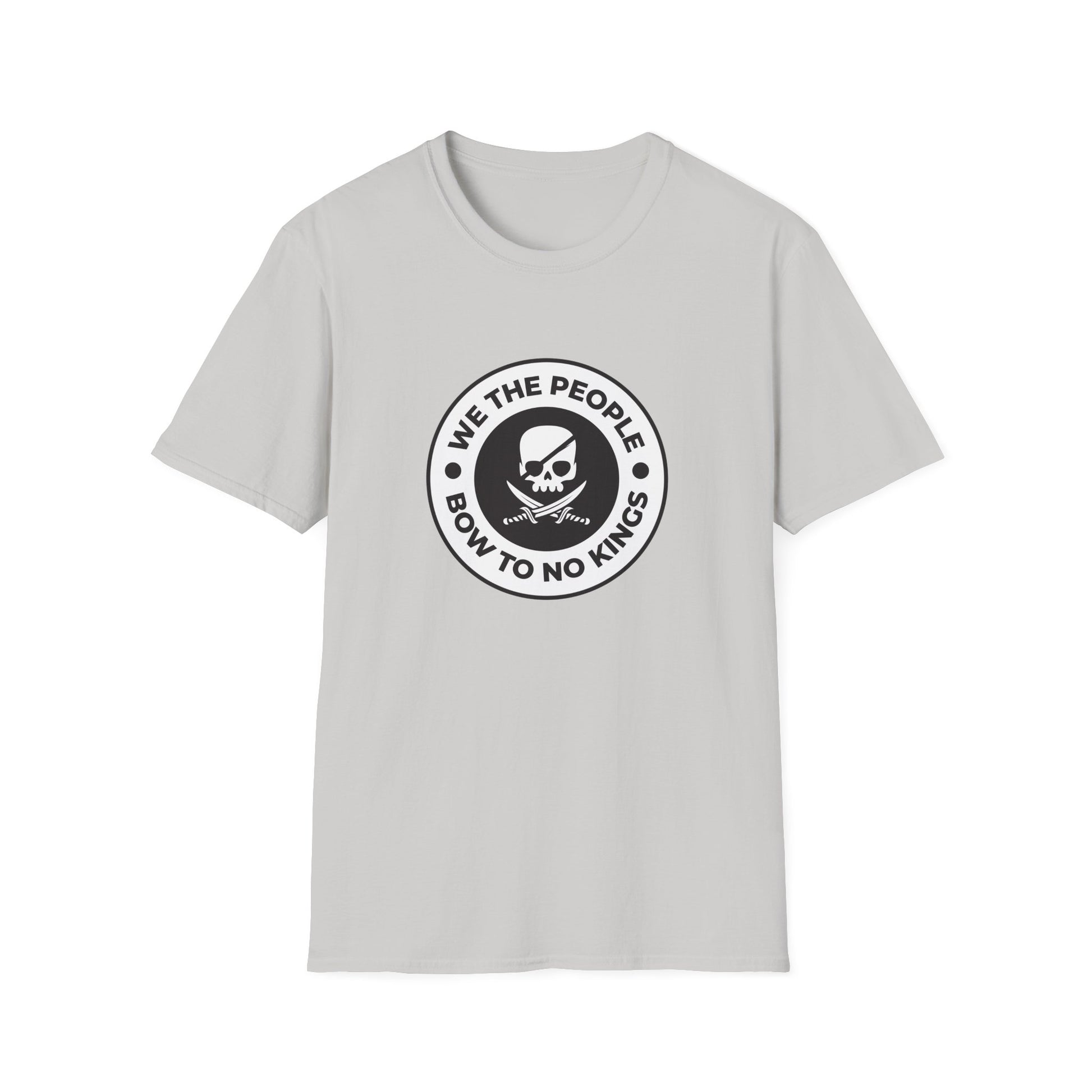 Free Oppression - Tshirt - We The People Bow To No Kings - Sport Grey