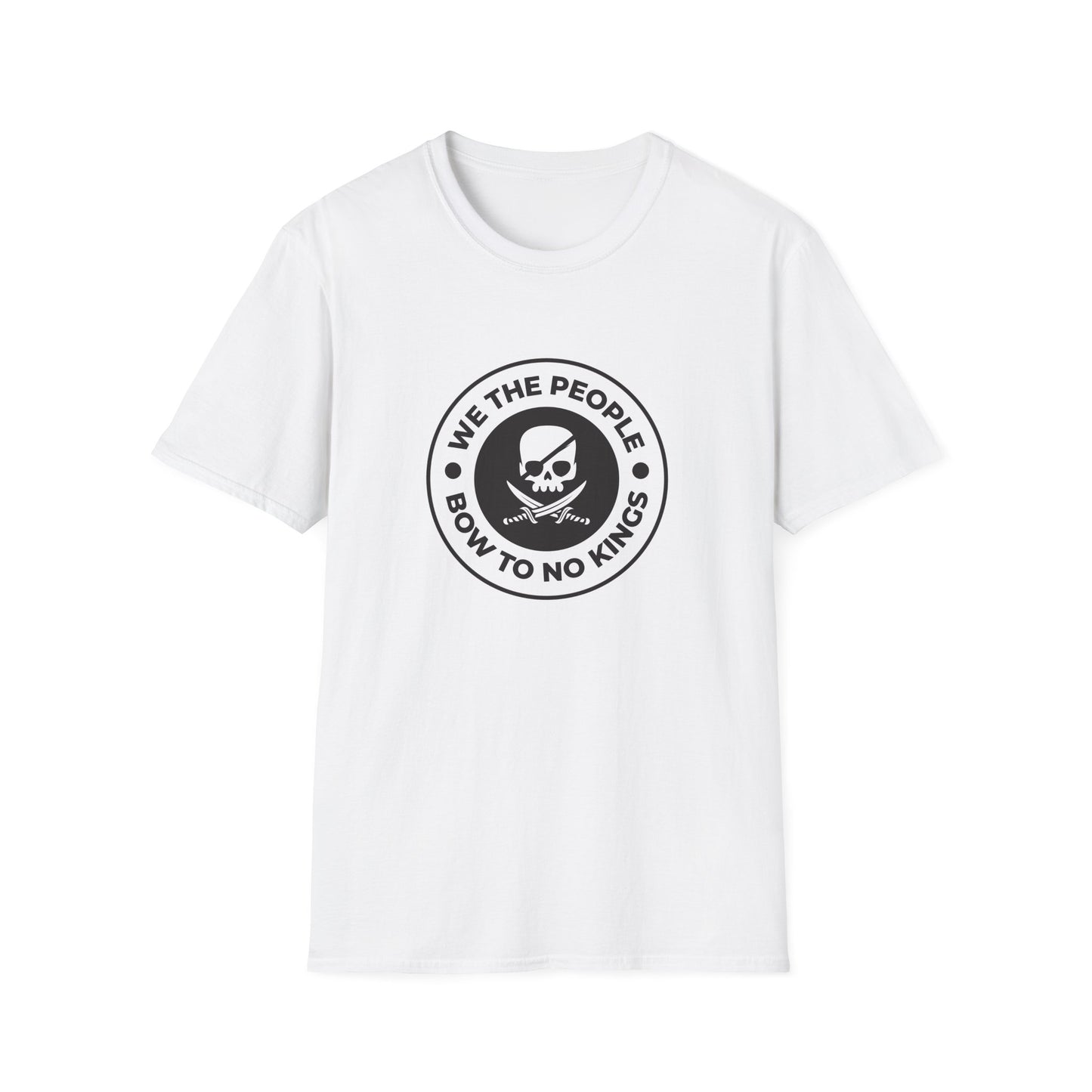 Free Oppression - Tshirt - We The People Bow To No Kings - White
