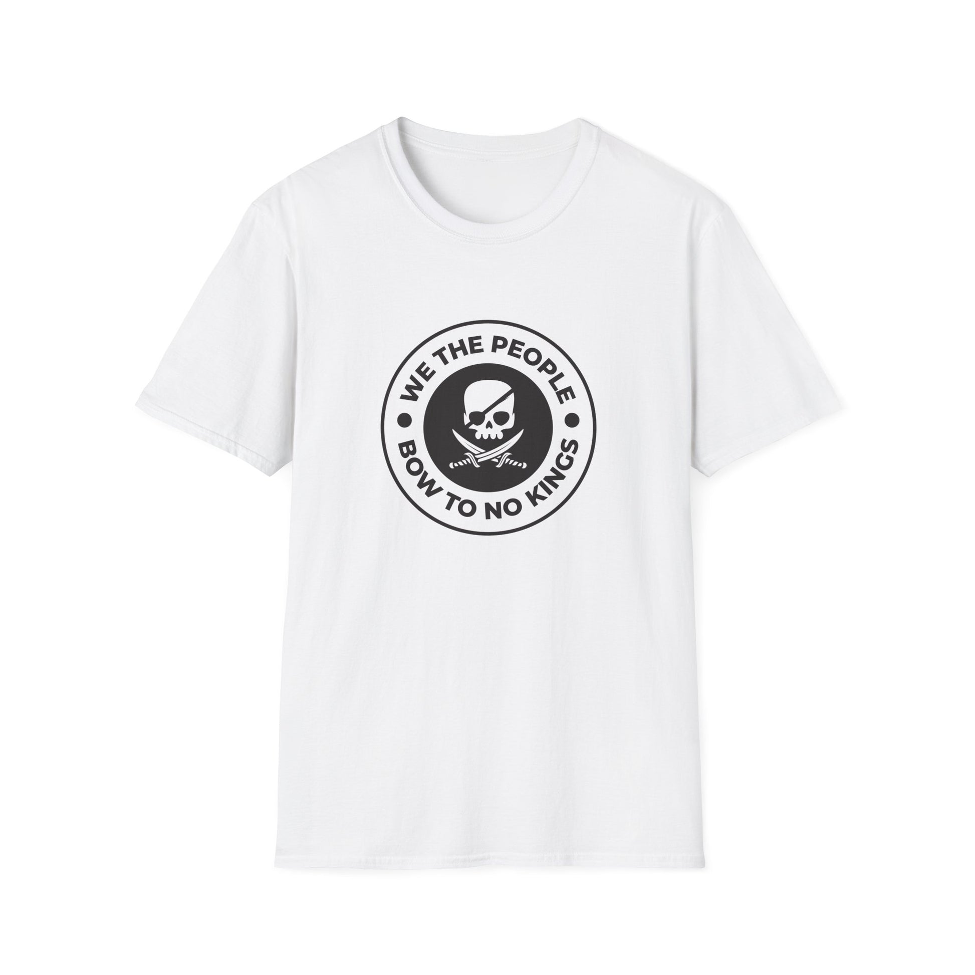 Free Oppression - Tshirt - We The People Bow To No Kings - White