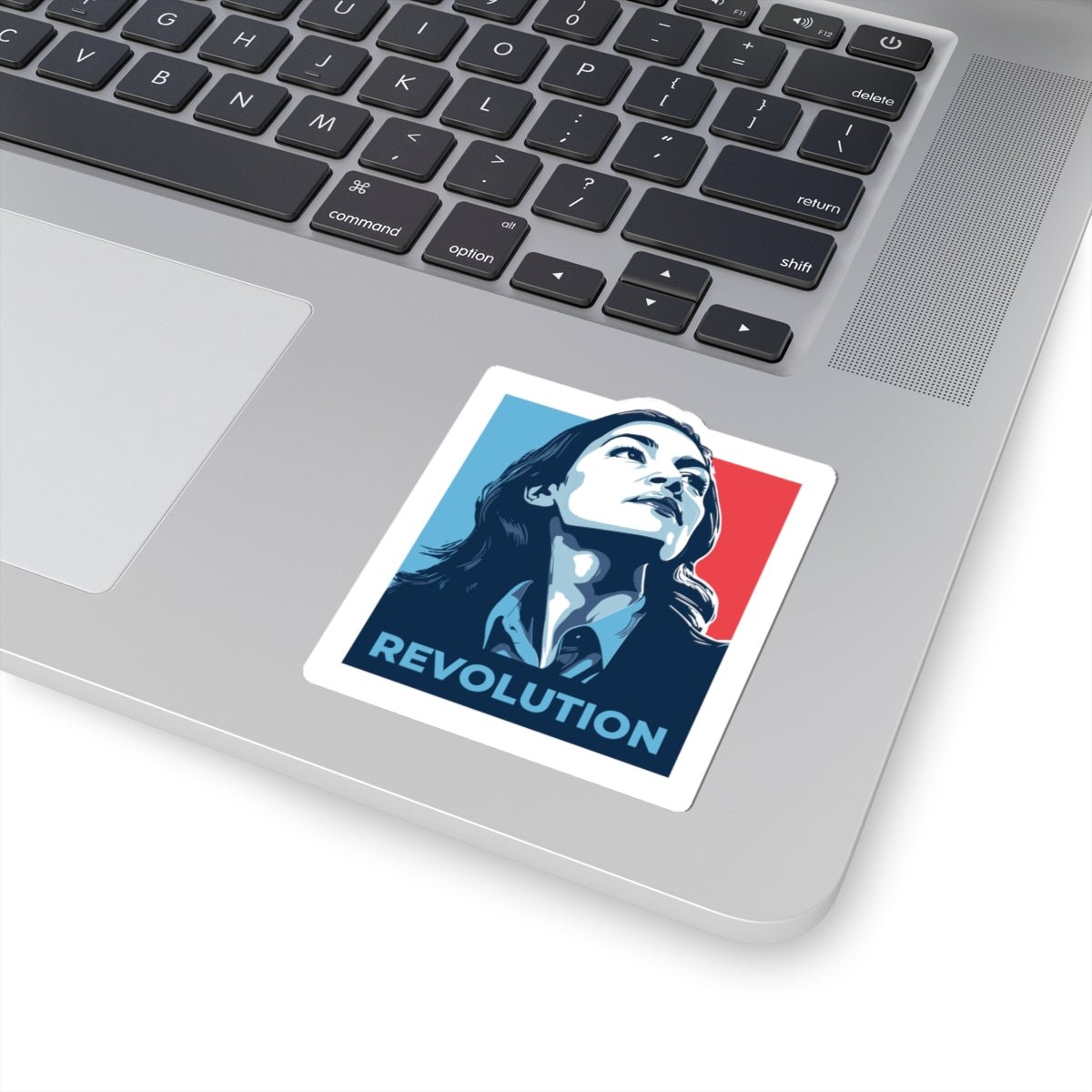 Free Oppression - Kiss - Cut Sticker - Alexandria Ocasio - Cortez AOC Revolution – Kiss - Cut Sticker