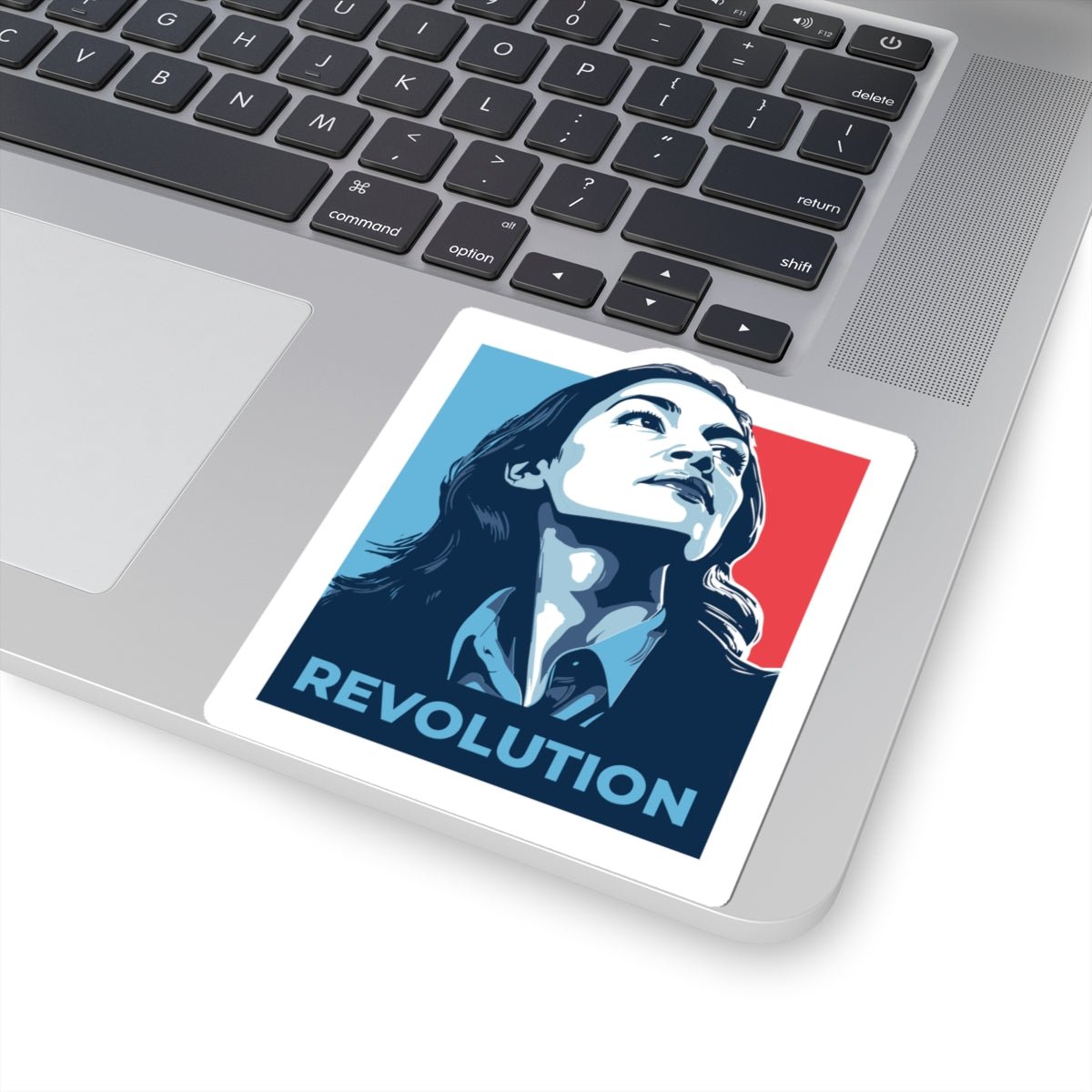 Free Oppression - Kiss - Cut Sticker - Alexandria Ocasio - Cortez AOC Revolution – Kiss - Cut Sticker