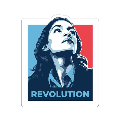 Free Oppression - Kiss - Cut Sticker - Alexandria Ocasio - Cortez AOC Revolution – Kiss - Cut Sticker