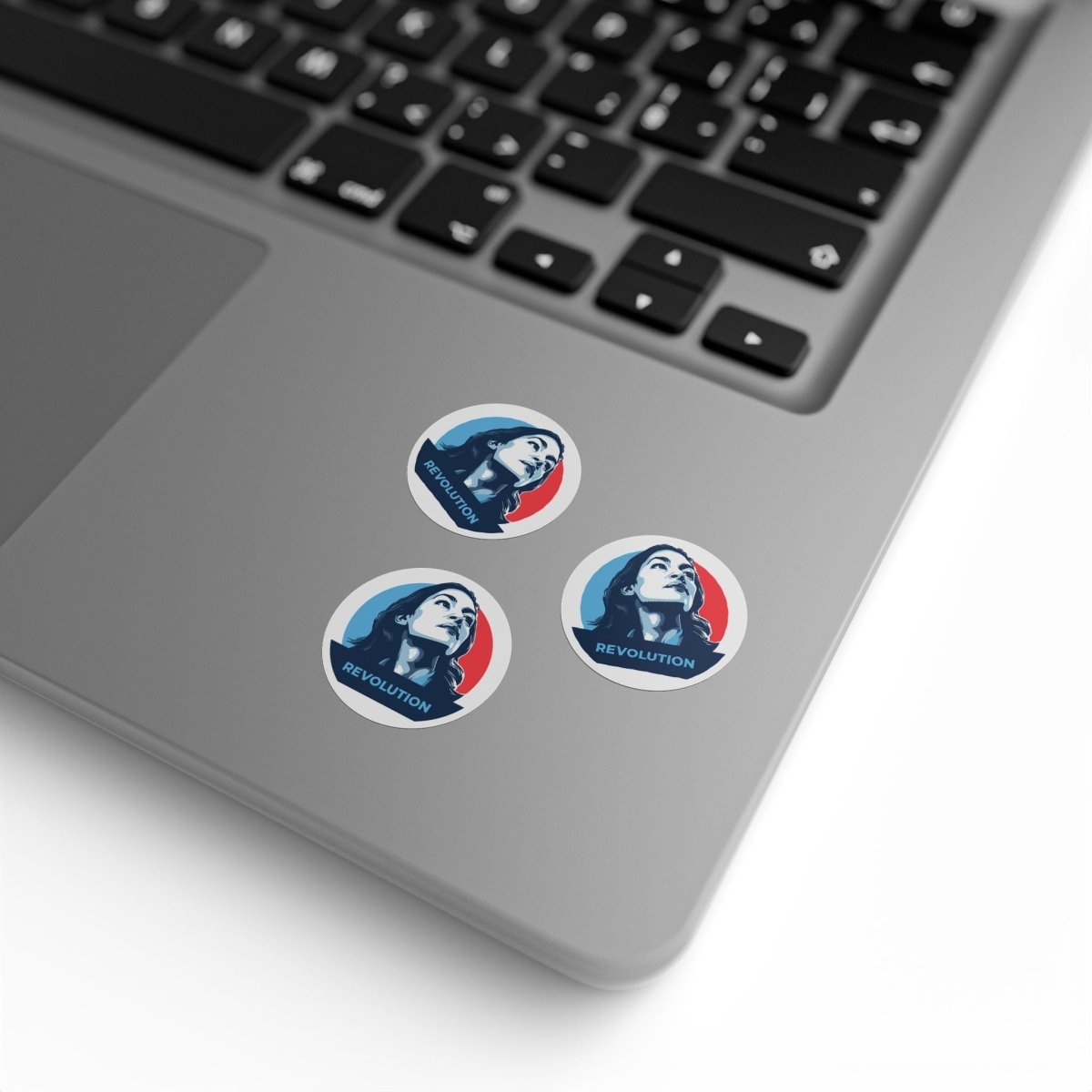 Free Oppression - Sticker Roll - Alexandria Ocasio - Cortez AOC Revolution - Round Vinyl Sticker Label Rolls - Anti Trump Protest "No Kings" Antifascist Decals