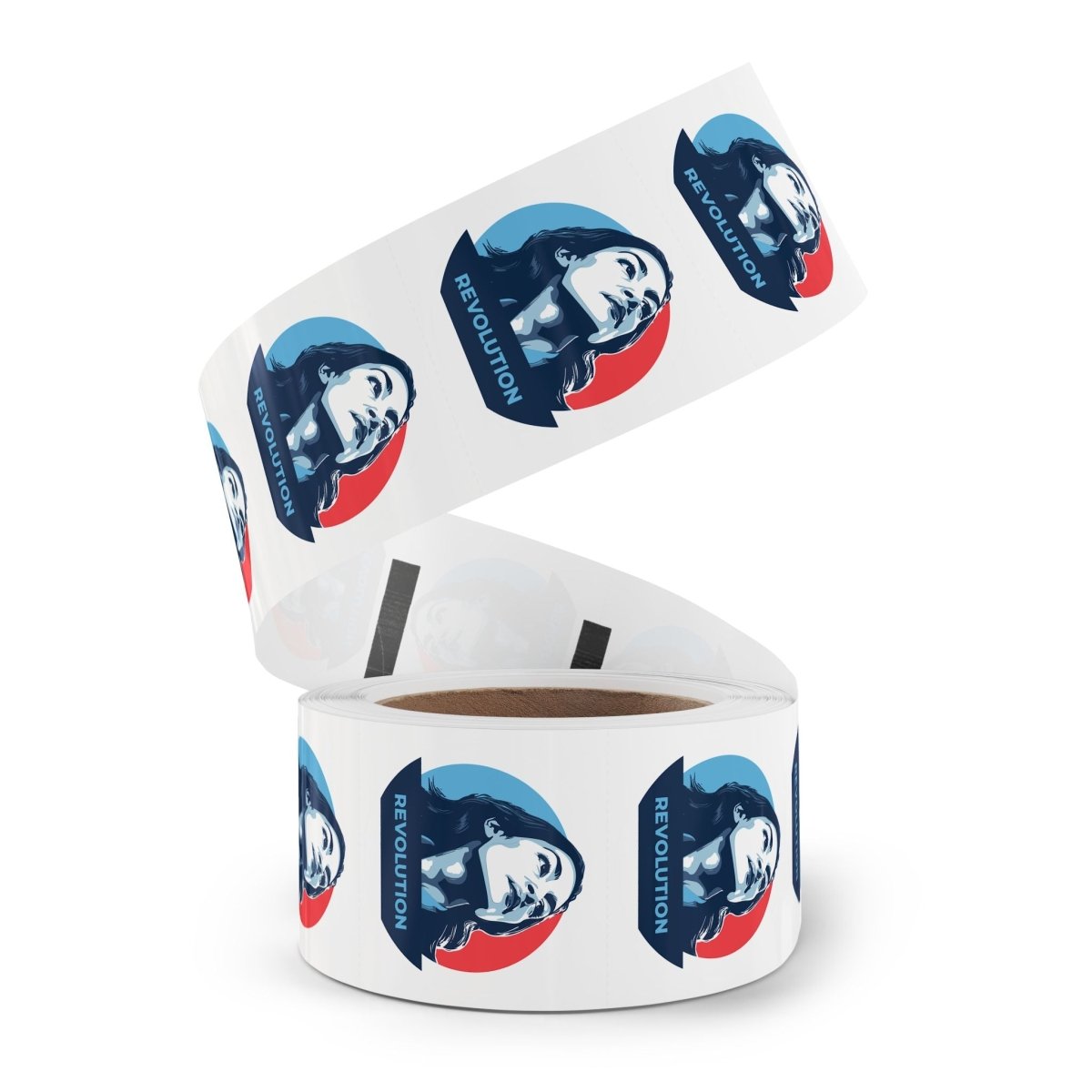 Free Oppression - Sticker Roll - Alexandria Ocasio - Cortez AOC Revolution - Round Vinyl Sticker Label Rolls - Anti Trump Protest "No Kings" Antifascist Decals
