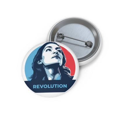 Free Oppression - Accessories - Alexandria Ocasio - Cortez Revolution - Pin Button