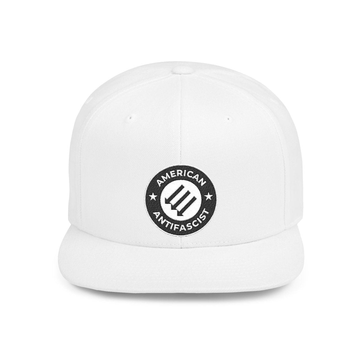 Free Oppression - Hats - American Antifascist – Flat Bill Snapback Hat