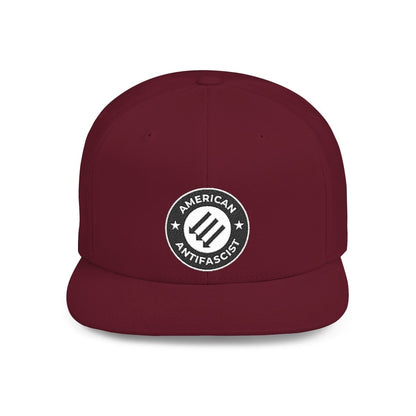 Free Oppression - Hats - American Antifascist – Flat Bill Snapback Hat