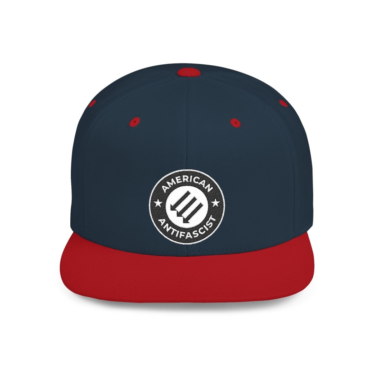 Free Oppression - Hats - American Antifascist – Flat Bill Snapback Hat