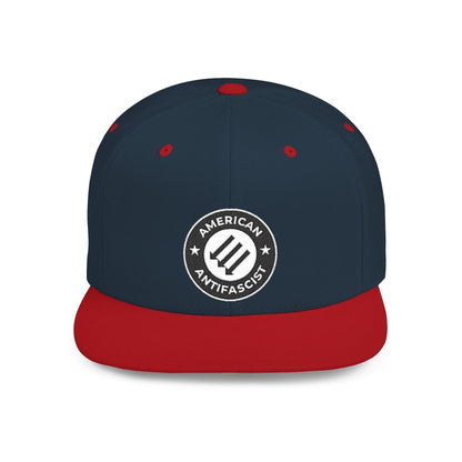 Free Oppression - Hats - American Antifascist – Flat Bill Snapback Hat