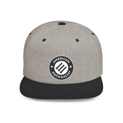 Free Oppression - Hats - American Antifascist – Flat Bill Snapback Hat