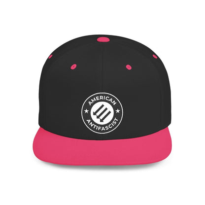 Free Oppression - Hats - American Antifascist – Flat Bill Snapback Hat