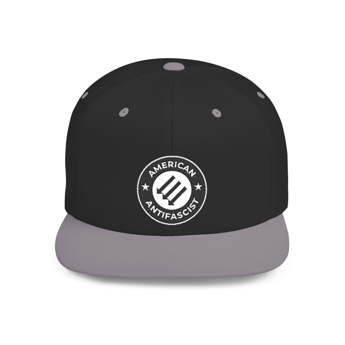 Free Oppression - Hats - American Antifascist – Flat Bill Snapback Hat