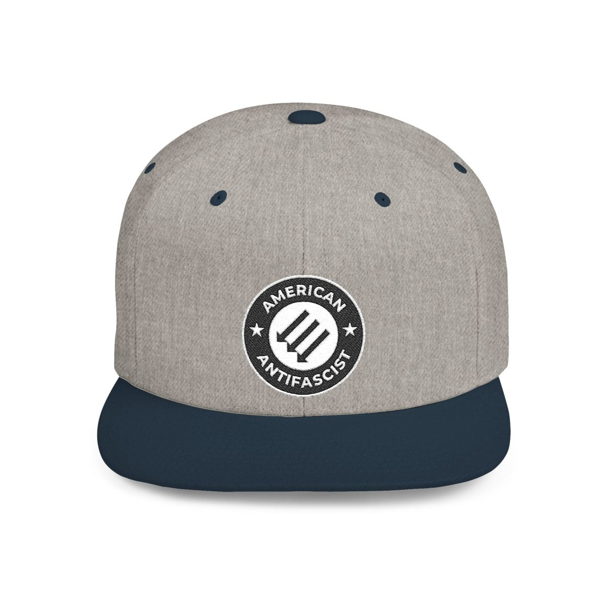Free Oppression - Hats - American Antifascist – Flat Bill Snapback Hat