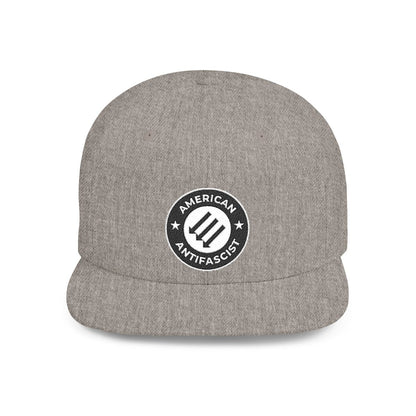 Free Oppression - Hats - American Antifascist – Flat Bill Snapback Hat