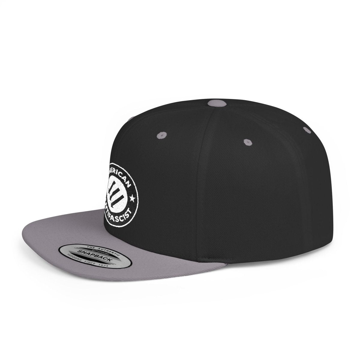 Free Oppression - Hats - American Antifascist – Flat Bill Snapback Hat