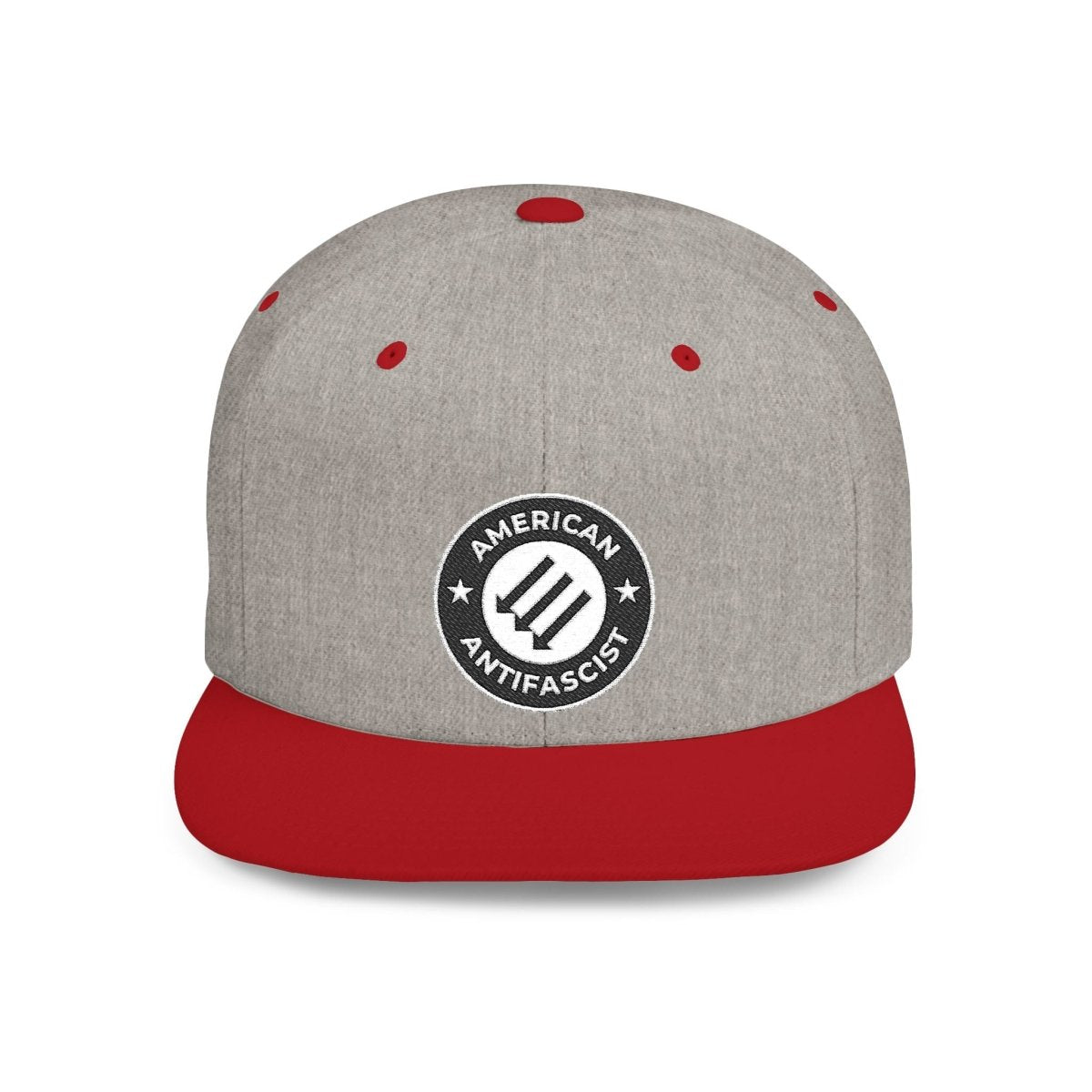Free Oppression - Hats - American Antifascist – Flat Bill Snapback Hat