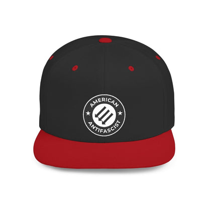 Free Oppression - Hats - American Antifascist – Flat Bill Snapback Hat