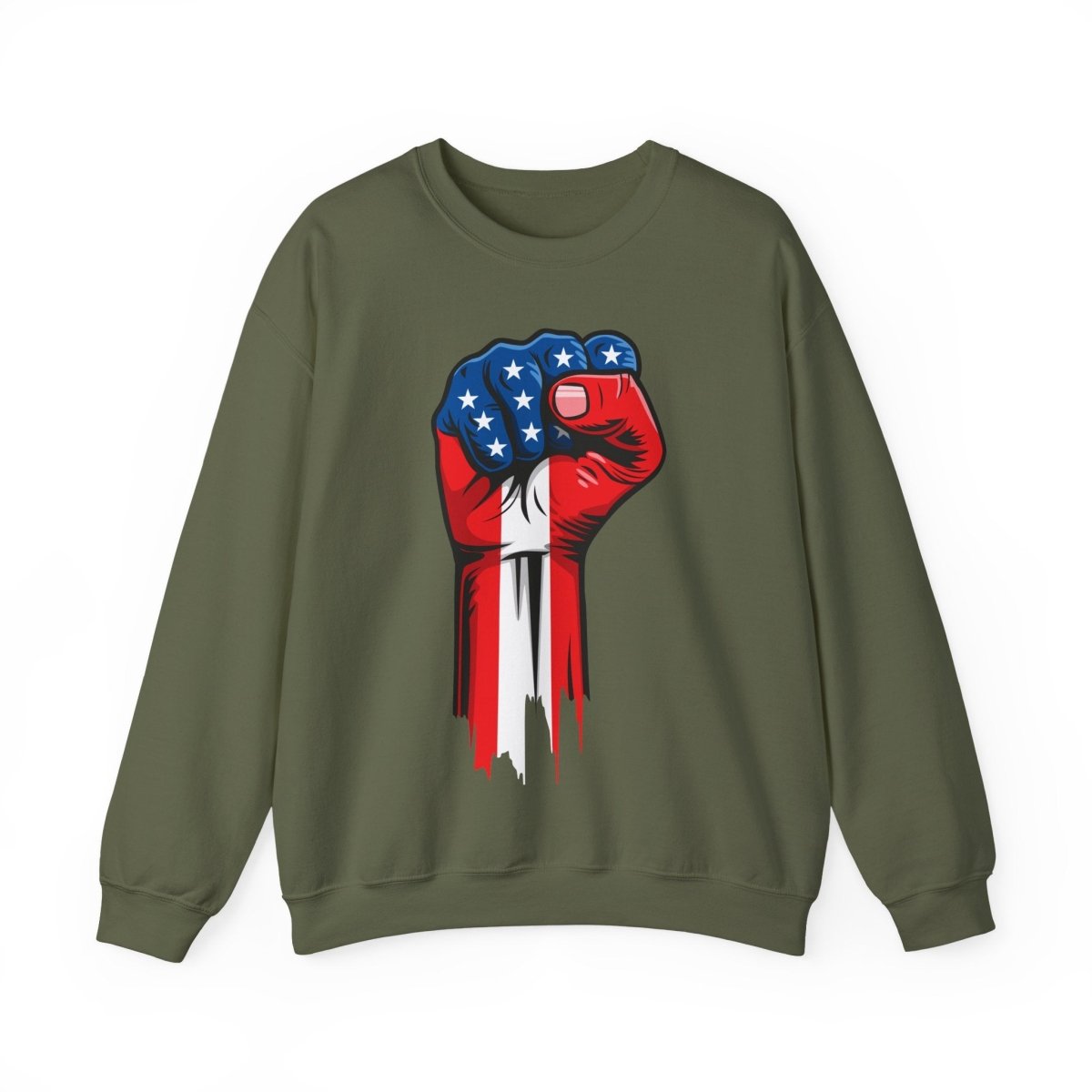 Free Oppression - Sweatshirt - American Painted Hand - Sweatshirt