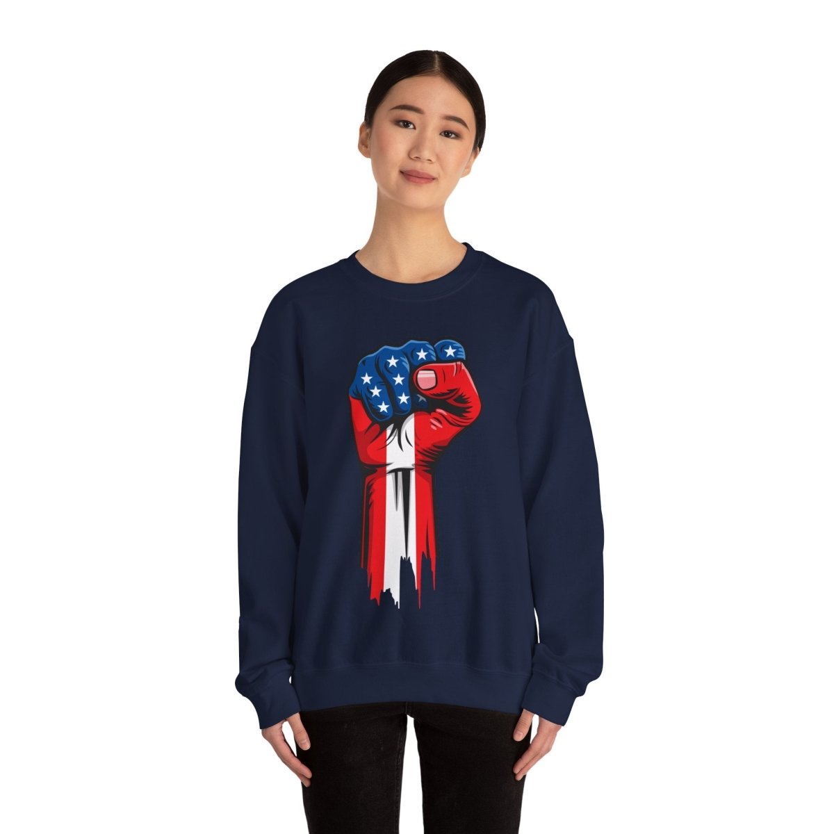 Free Oppression - Sweatshirt - American Painted Hand - Sweatshirt