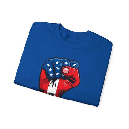 Free Oppression - Sweatshirt - American Painted Hand - Sweatshirt
