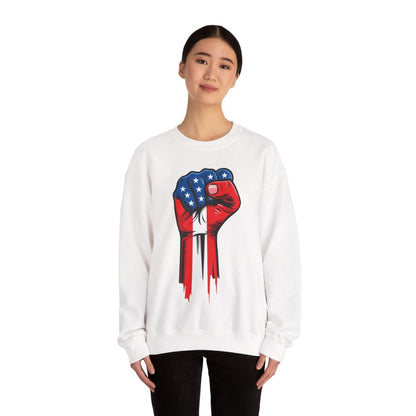 Free Oppression - Sweatshirt - American Painted Hand - Sweatshirt