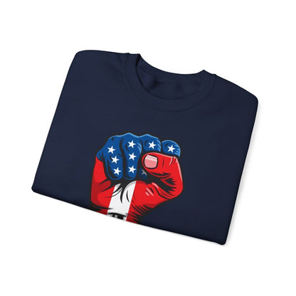 Free Oppression - Sweatshirt - American Painted Hand - Sweatshirt