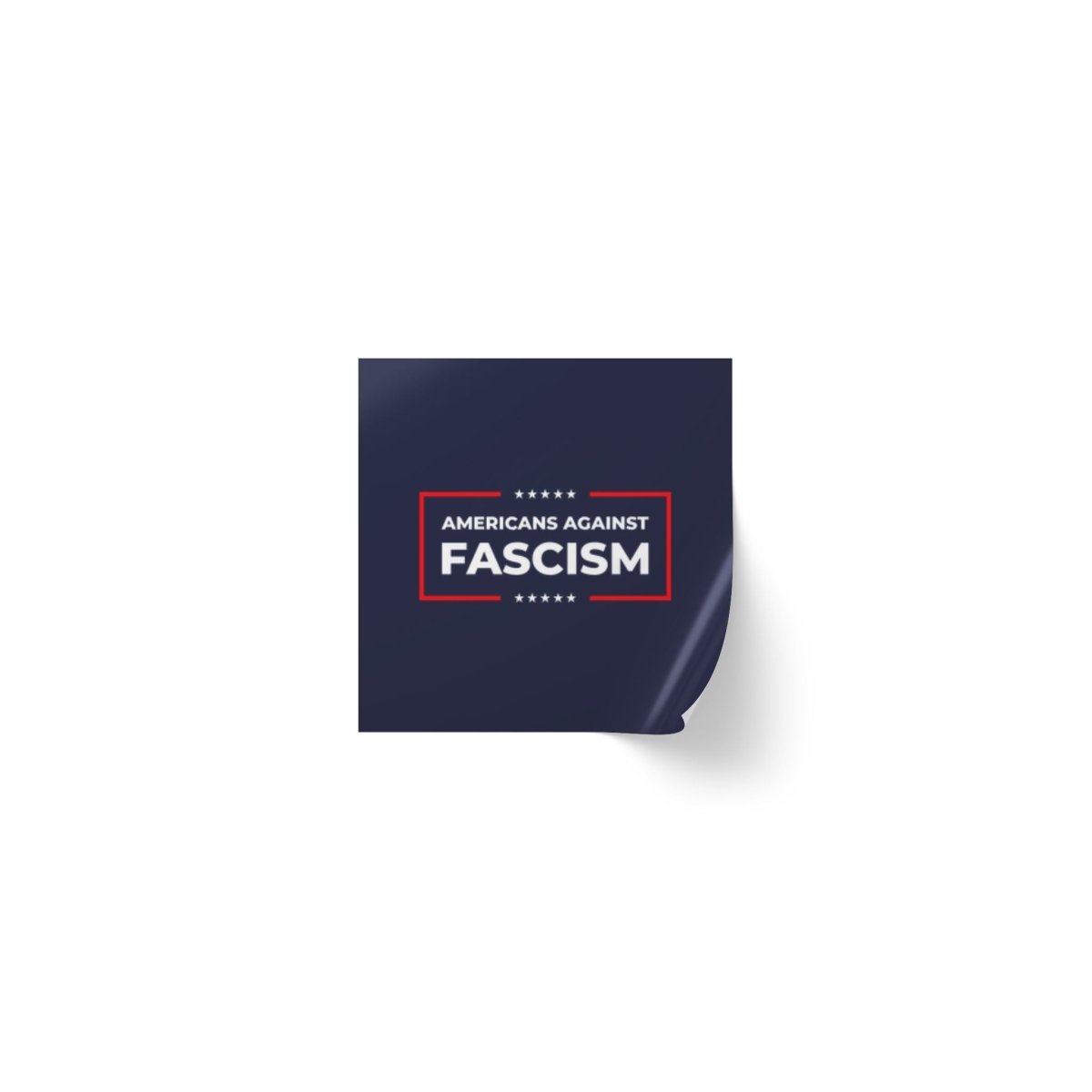Free Oppression - Sticker Roll - Americans Against Fascism - Square Vinyl Sticker Roll — Anti Trump Protest "No Kings" Antifascist Decals
