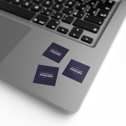 Free Oppression - Sticker Roll - Americans Against Fascism - Square Vinyl Sticker Roll — Anti Trump Protest "No Kings" Antifascist Decals