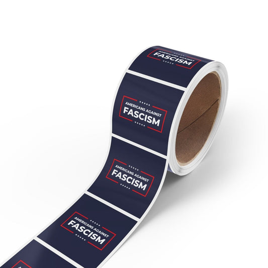 Free Oppression - Sticker Roll - Americans Against Fascism - Square Vinyl Sticker Roll — Anti Trump Protest "No Kings" Antifascist Decals