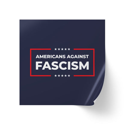 Free Oppression - Sticker Roll - Americans Against Fascism - Square Vinyl Sticker Roll — Anti Trump Protest "No Kings" Antifascist Decals