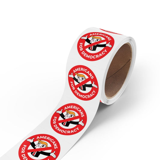 Free Oppression - Sticker Roll - Americans For Democracy – Round Sticker Roll