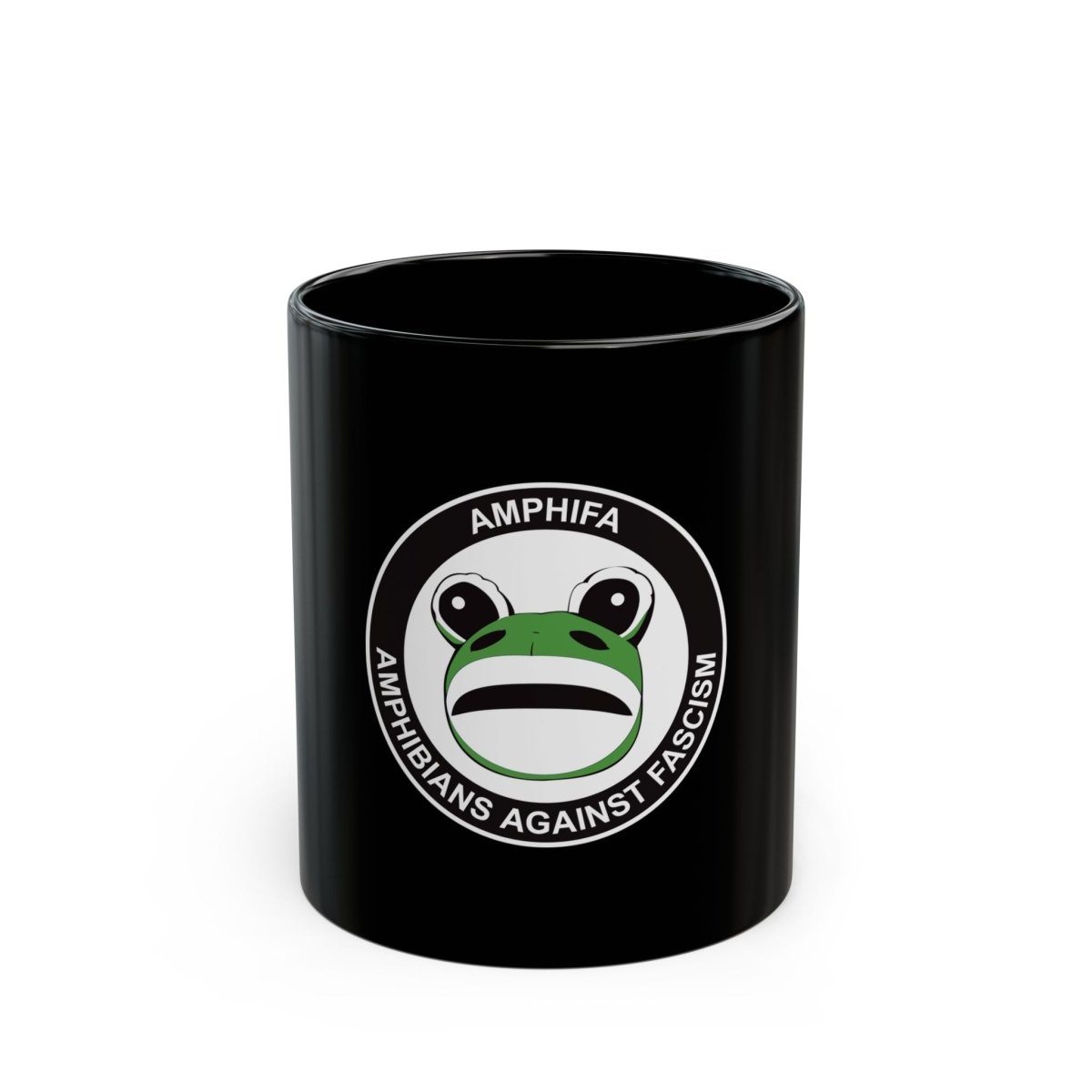 Free Oppression - Mug - Amphifa Amphibians Against Fascism - Ceramic Mug