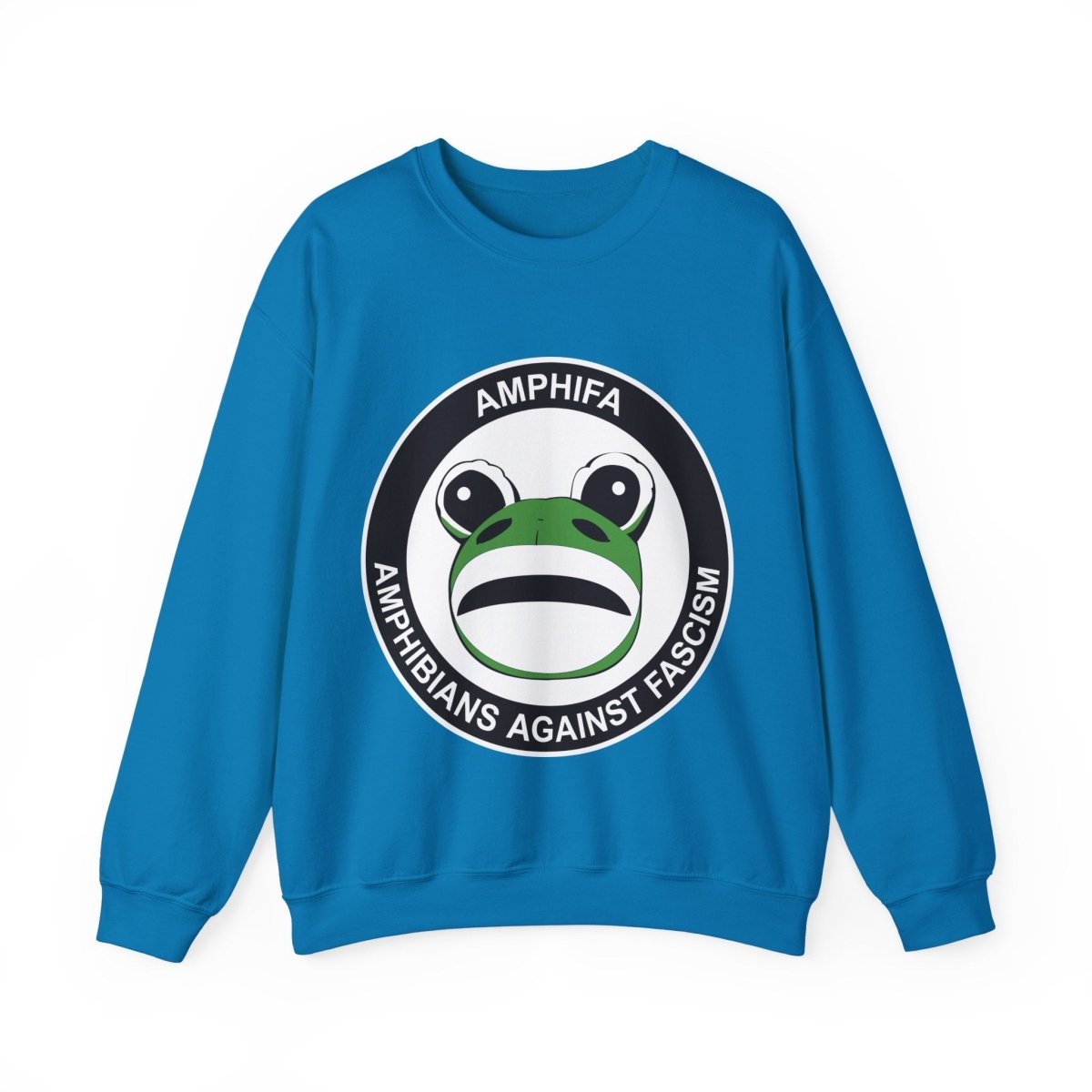 Free Oppression - Sweatshirt - Amphifa Amphibians Against Fascism - Portland Frog Sweatshirt