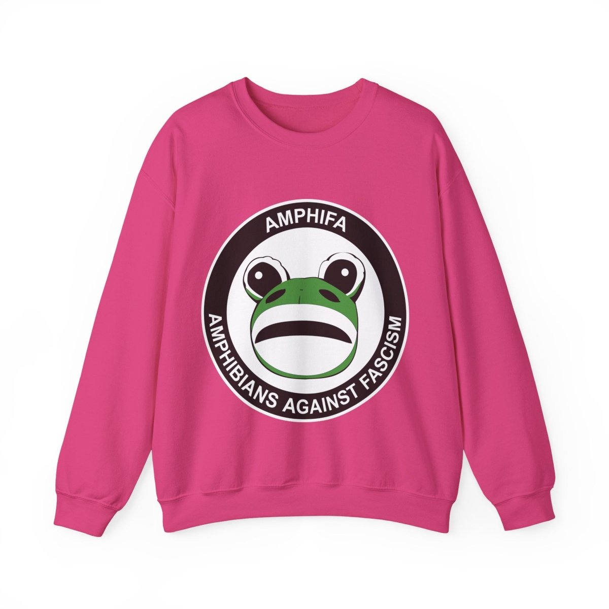 Free Oppression - Sweatshirt - Amphifa Amphibians Against Fascism - Portland Frog Sweatshirt