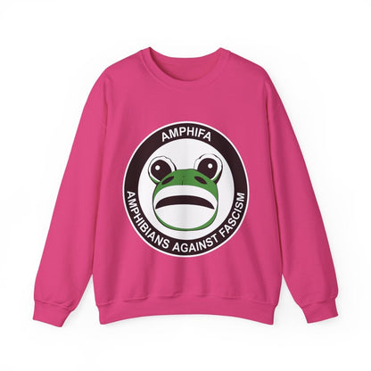 Free Oppression - Sweatshirt - Amphifa Amphibians Against Fascism - Portland Frog Sweatshirt