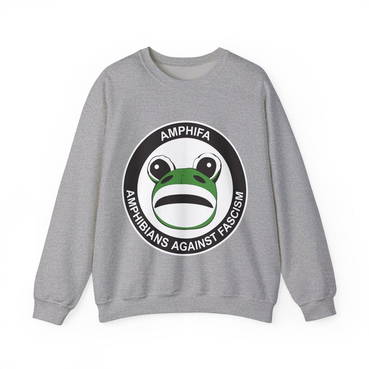Free Oppression - Sweatshirt - Amphifa Amphibians Against Fascism - Portland Frog Sweatshirt