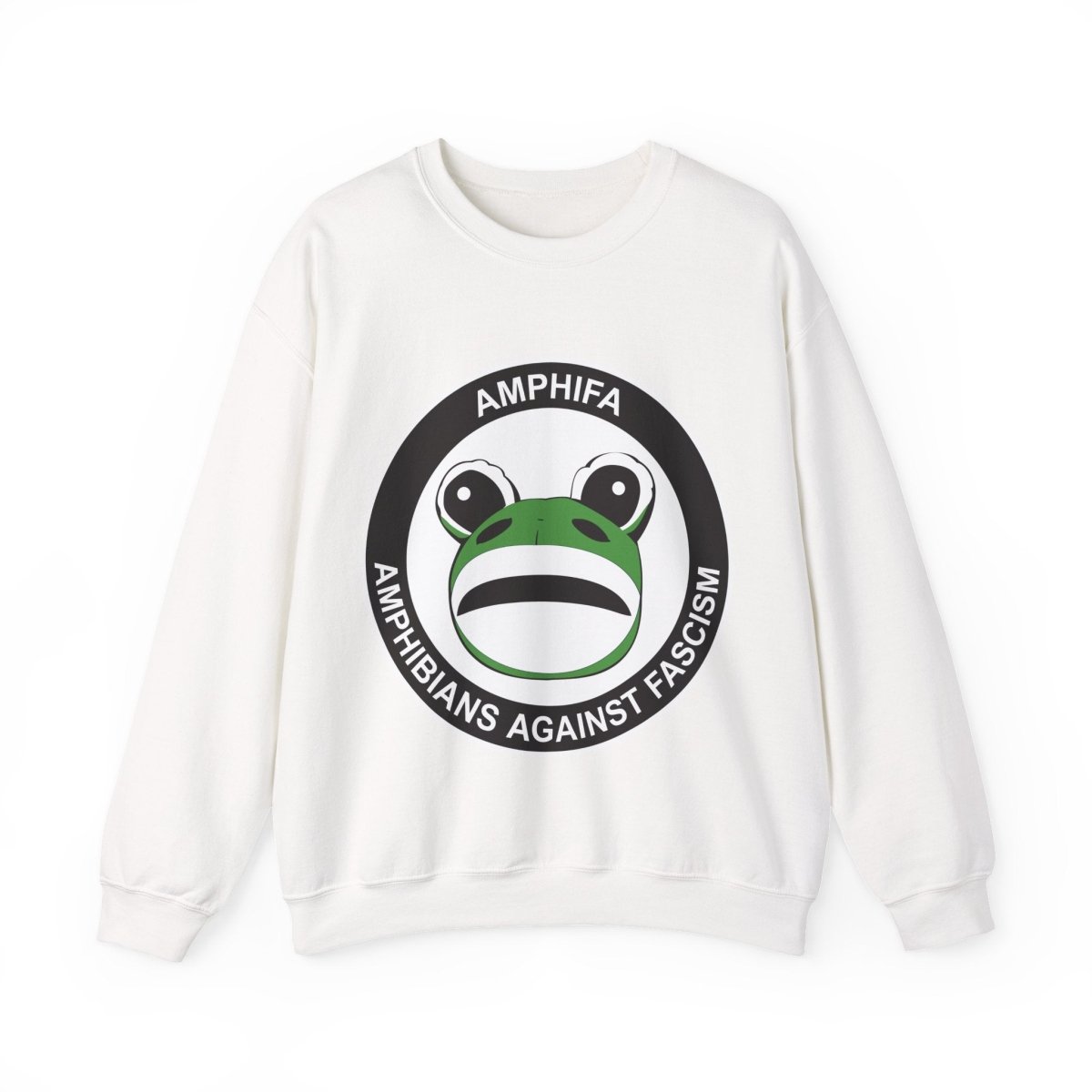 Free Oppression - Sweatshirt - Amphifa Amphibians Against Fascism - Portland Frog Sweatshirt