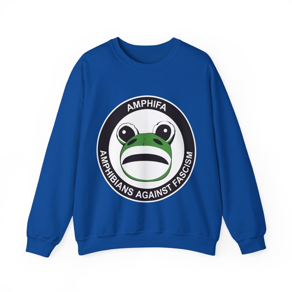 Free Oppression - Sweatshirt - Amphifa Amphibians Against Fascism - Portland Frog Sweatshirt