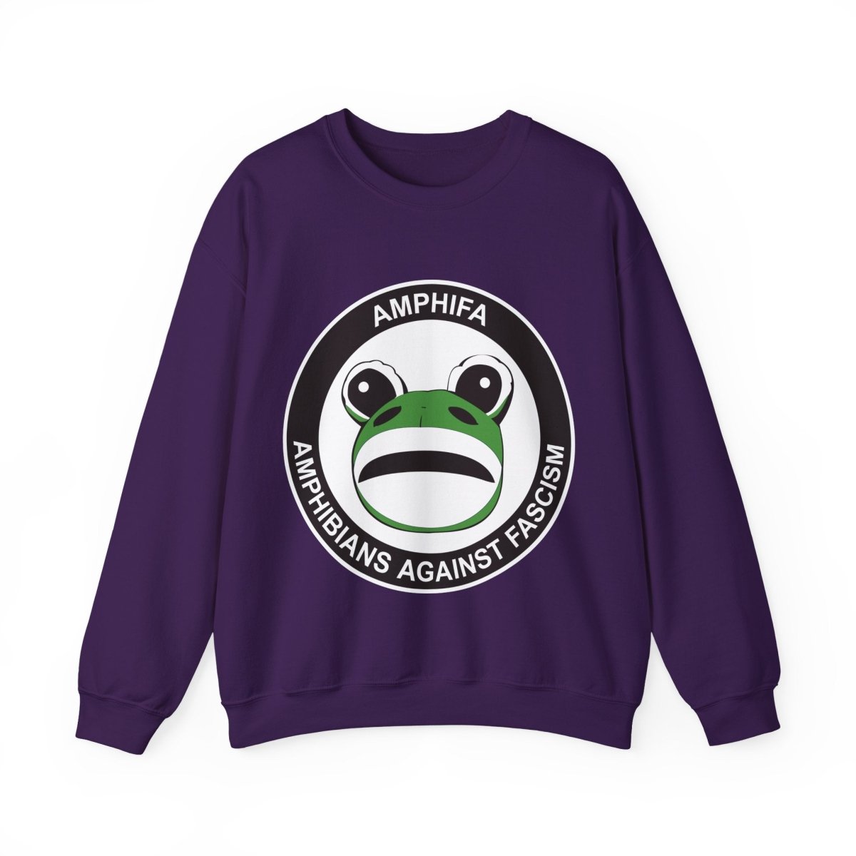 Free Oppression - Sweatshirt - Amphifa Amphibians Against Fascism - Portland Frog Sweatshirt
