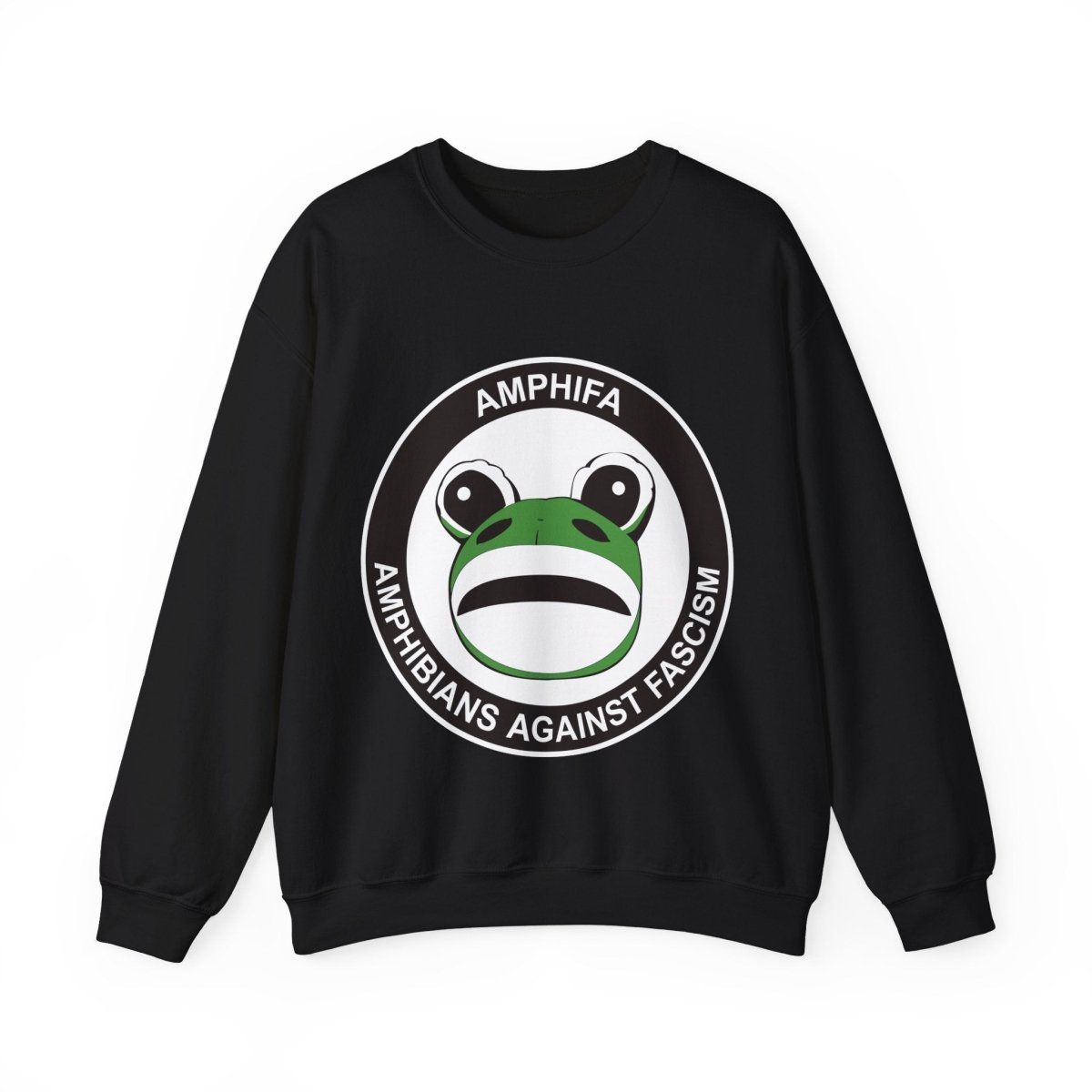 Free Oppression - Sweatshirt - Amphifa Amphibians Against Fascism - Portland Frog Sweatshirt