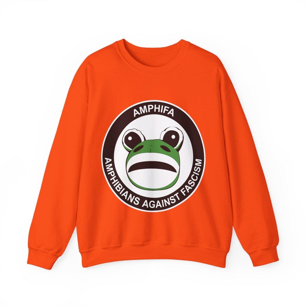 Free Oppression - Sweatshirt - Amphifa Amphibians Against Fascism - Portland Frog Sweatshirt