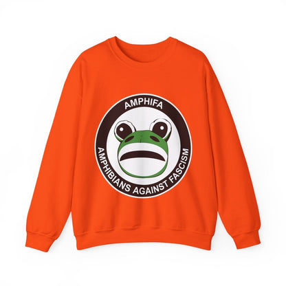 Free Oppression - Sweatshirt - Amphifa Amphibians Against Fascism - Portland Frog Sweatshirt