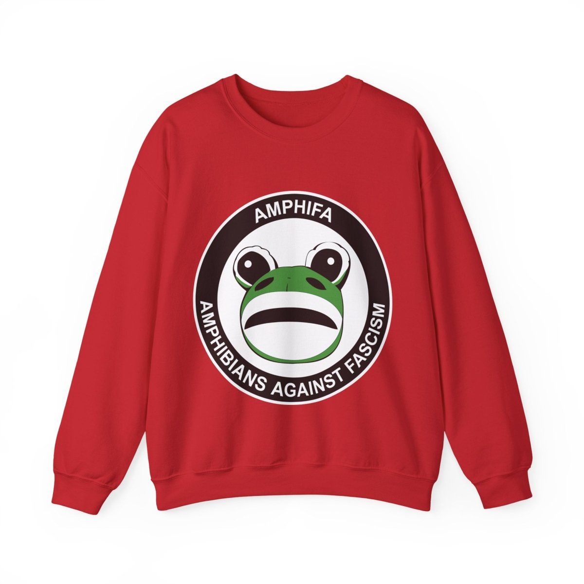 Free Oppression - Sweatshirt - Amphifa Amphibians Against Fascism - Portland Frog Sweatshirt