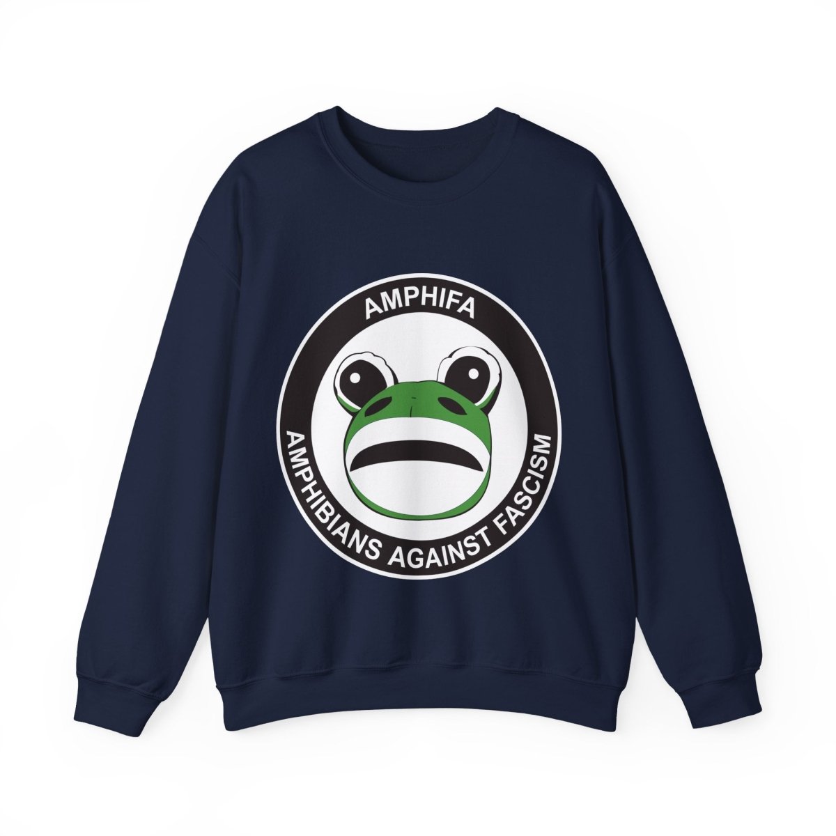 Free Oppression - Sweatshirt - Amphifa Amphibians Against Fascism - Portland Frog Sweatshirt